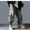 Techwear Cargo Pants Men Multi Pockets Hip Hop Casual Streetwear Trousers Joggers Elastic Waist Sweatpants | Vimost Shop.