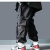 Techwear Cargo Pants Men Multi Pockets Hip Hop Casual Streetwear Trousers Joggers Elastic Waist Sweatpants | Vimost Shop.
