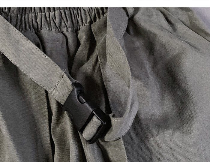 Techwear Cargo Pants Men Multi Pockets Hip Hop Casual Streetwear Trousers Joggers Elastic Waist Sweatpants | Vimost Shop.
