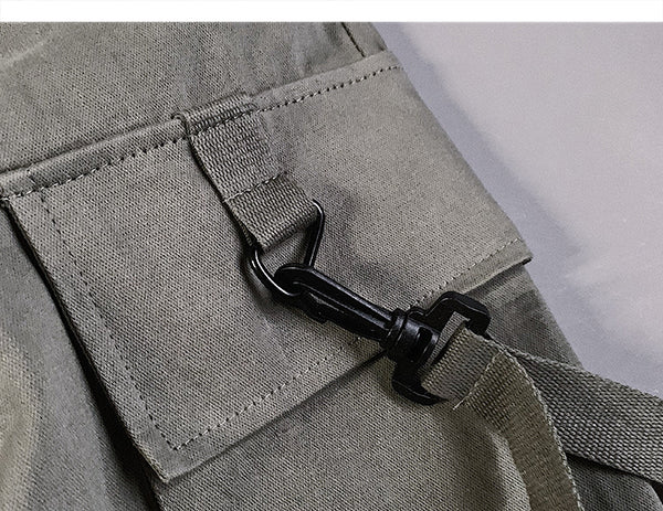 Techwear Cargo Pants Men Multi Pockets Hip Hop Casual Streetwear Trousers Joggers Elastic Waist Sweatpants | Vimost Shop.