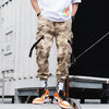 Streetwear Ribbons Casual Pants Men Black Slim Mens Joggers Pants Side-pockets Cotton Camouflage Man Trousers | Vimost Shop.
