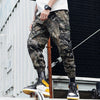 Streetwear Ribbons Casual Pants Men Black Slim Mens Joggers Pants Side-pockets Cotton Camouflage Man Trousers | Vimost Shop.