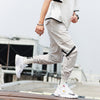 Streetwear Ribbons Casual Pants Men Black Slim Mens Joggers Pants Side-pockets Cotton Camouflage Man Trousers | Vimost Shop.