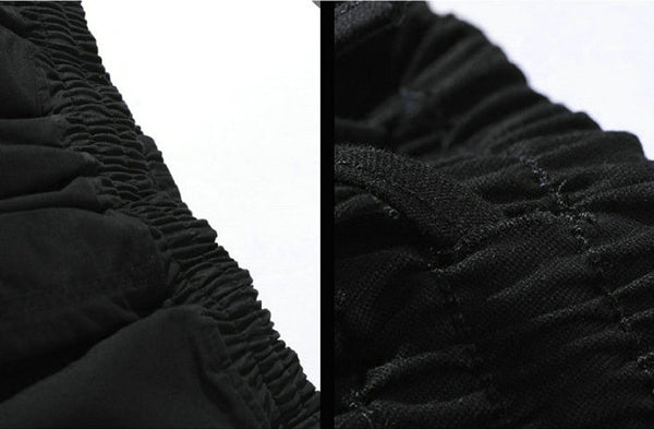 Streetwear Ribbons Casual Pants Men Black Slim Mens Joggers Pants Side-pockets Cotton Camouflage Man Trousers | Vimost Shop.