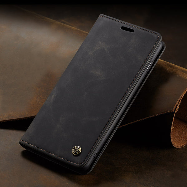 Leather Case for Samsung Galaxy S10 S9 S8 Plus S7 Edge,CaseMe Retro Purse Luxury Magneti Card Holder Wallet Cover for Note 10+ | Vimost Shop.