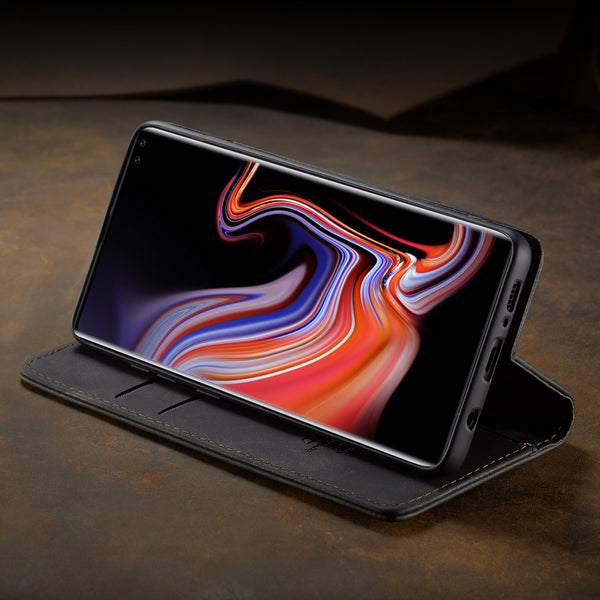 Leather Case for Samsung Galaxy S10 S9 S8 Plus S7 Edge,CaseMe Retro Purse Luxury Magneti Card Holder Wallet Cover for Note 10+ | Vimost Shop.