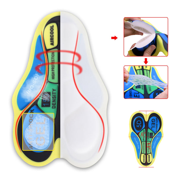 Cycling Underwear Upgrade 3D Gel Pad Cycling Shorts Mountain Bike MTB Shorts Bicycle Underpants Shockproof Men Women