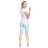 Hot sales Fashion Ombre Yellow Printed Women's Slim fit Legging workout Trousers Casual Polyester Pants Leggings | Vimost Shop.