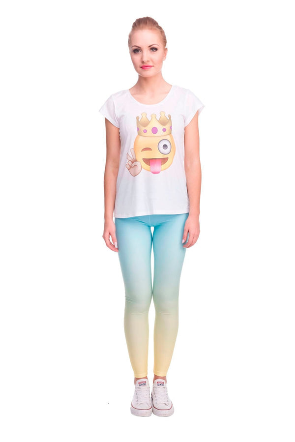 Hot sales Fashion Ombre Yellow Printed Women's Slim fit Legging workout Trousers Casual Polyester Pants Leggings | Vimost Shop.