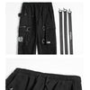 Kanji Ribbons Cargo Pants Men Multi Pockets Harajuku Hip Hop Streetwear Joggers Trouser Techwear Pants | Vimost Shop.