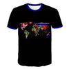 Retro Federal Republic of Germany Flag T-shirt Men/Women Couple Lovers Models Fashion Short sleeve Round neck T-shirt | Vimost Shop.