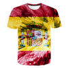 Retro Federal Republic of Germany Flag T-shirt Men/Women Couple Lovers Models Fashion Short sleeve Round neck T-shirt | Vimost Shop.