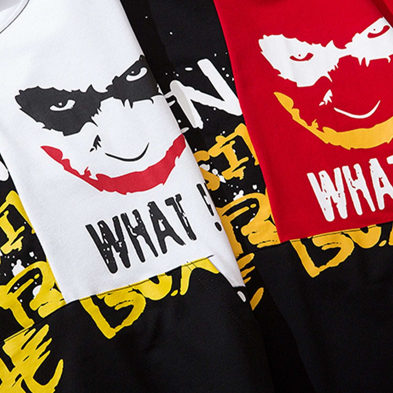 Hip Hop Color Block Smile Letter Print Men T Shirt Harajuku Fashion Streetwear Hooded Casual Cotton Tops Tee | Vimost Shop.