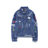 Hip Hop Fashion Printed Jeans Jacket Men  Autumn Winter Streetwear Denim Jackets Coats Cowboy Jacket Jaqueta masculina | Vimost Shop.