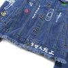 Hip Hop Fashion Printed Jeans Jacket Men  Autumn Winter Streetwear Denim Jackets Coats Cowboy Jacket Jaqueta masculina | Vimost Shop.