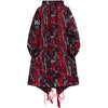 Extra Long Jacket Trench Men Full Letter Print Harajuku Windbreaker Nightclub Overcoat Male Casual Outwear KJ166 | Vimost Shop.