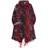 Extra Long Jacket Trench Men Full Letter Print Harajuku Windbreaker Nightclub Overcoat Male Casual Outwear KJ166 | Vimost Shop.