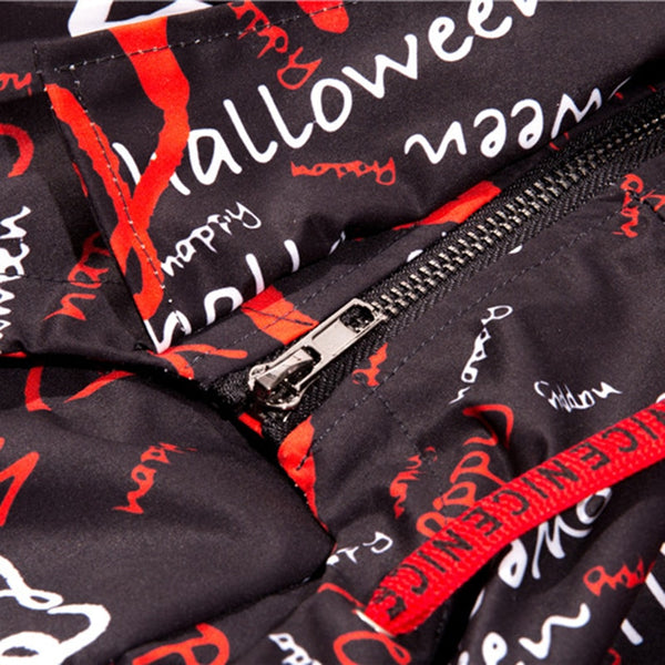 Extra Long Jacket Trench Men Full Letter Print Harajuku Windbreaker Nightclub Overcoat Male Casual Outwear KJ166 | Vimost Shop.