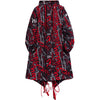 Extra Long Jacket Trench Men Full Letter Print Harajuku Windbreaker Nightclub Overcoat Male Casual Outwear KJ166 | Vimost Shop.