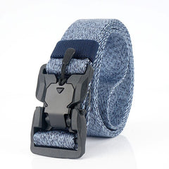 Military Tactical Belt Men Canvas Adjustable Magnetic Head Army Combat Nylon Belts Waistband Heavy Duty Airsoft Gears