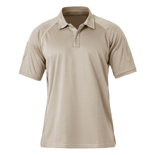 Summer Polo Shirts Men's Lightweight Botton Casual Golf Polos Breathable Military Tactical Polos Pullover Hike Clothing | Vimost Shop.