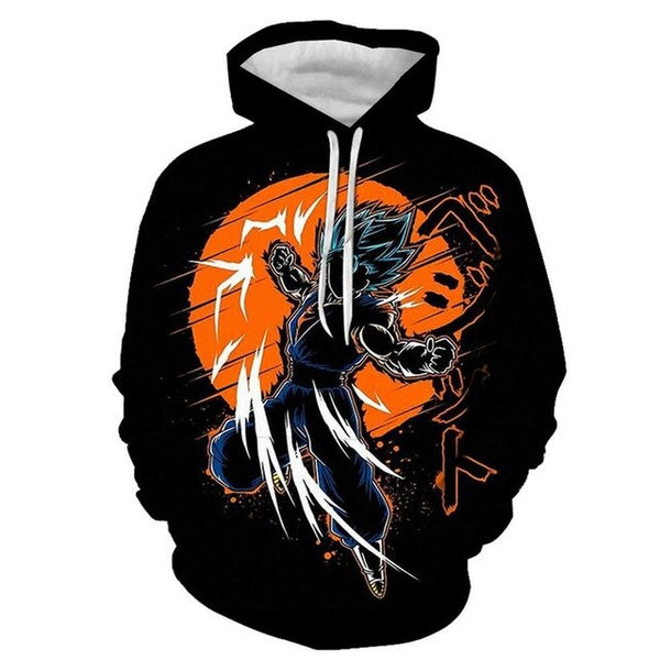 Dragon ball Anime 3D hoodies Men Women Hooded Sweatshirt Dragonball Son Goku Casual Pockets Streetwear Autumn Tops - Vimost Shop