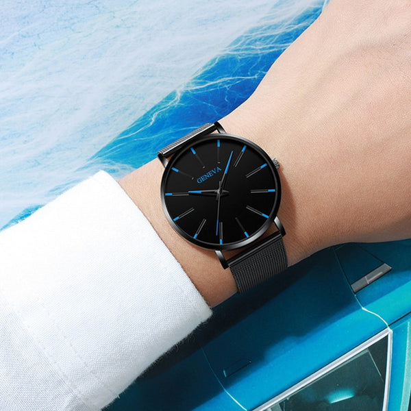 Men Luxury Watches Quartz Wrist Watch Man Sport Analog Wristwatch Stainless Steel Casual  Watch Simple Top Brand Clock | Vimost Shop.