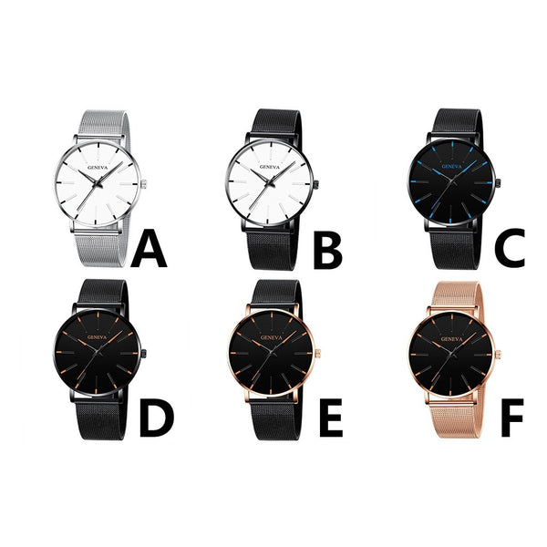 Men Luxury Watches Quartz Wrist Watch Man Sport Analog Wristwatch Stainless Steel Casual  Watch Simple Top Brand Clock | Vimost Shop.