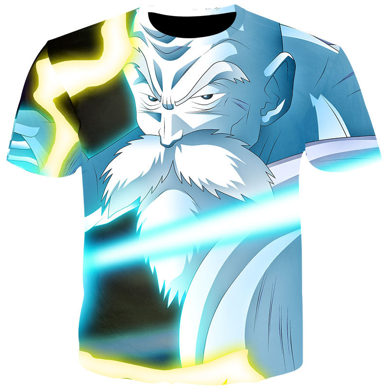 Men Anime Print Dragon Ball 3D T-Shirt Oogway Tees Master Roshi Men T shirt Streetwear Plus Size | Vimost Shop.