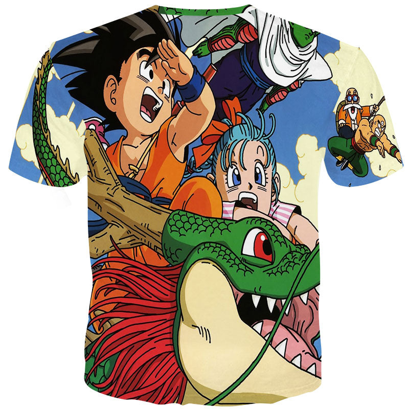 Men Anime Print Dragon Ball 3D T-Shirt Oogway Tees Master Roshi Men T shirt Streetwear Plus Size | Vimost Shop.
