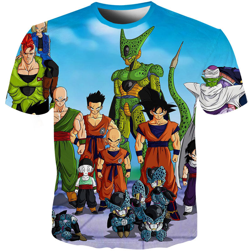Men Anime Print Dragon Ball 3D T-Shirt Oogway Tees Master Roshi Men T shirt Streetwear Plus Size | Vimost Shop.