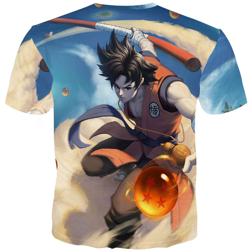 Men Anime Print Dragon Ball 3D T-Shirt Oogway Tees Master Roshi Men T shirt Streetwear Plus Size | Vimost Shop.