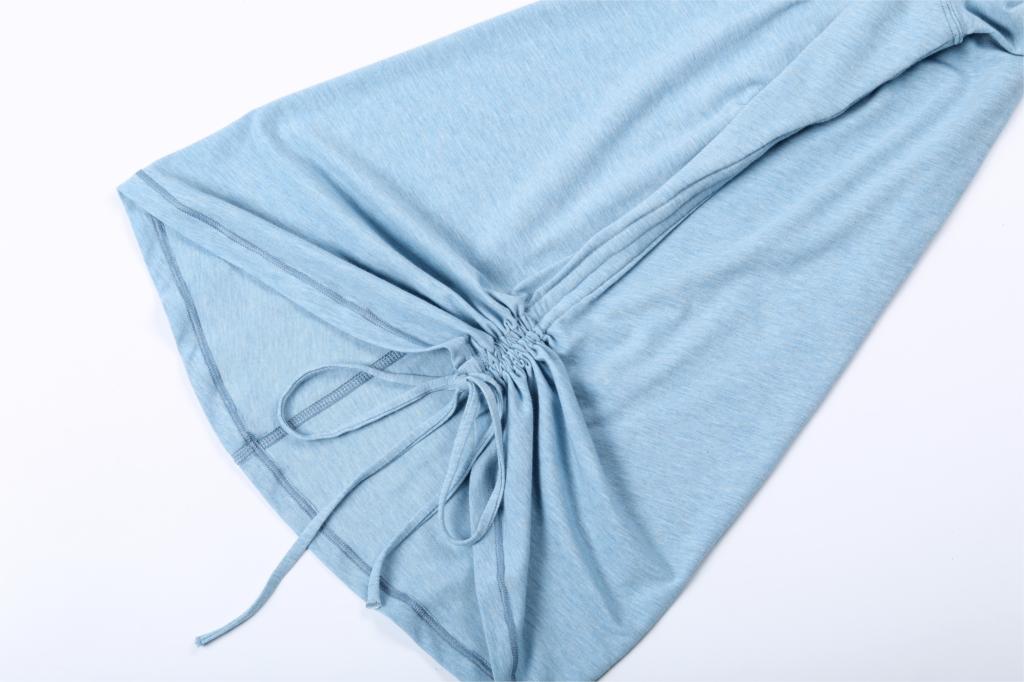 Women's Pima Cotton Workout Shirts Long-Sleeve T-Shirt Crewneck Athletic Top Gym