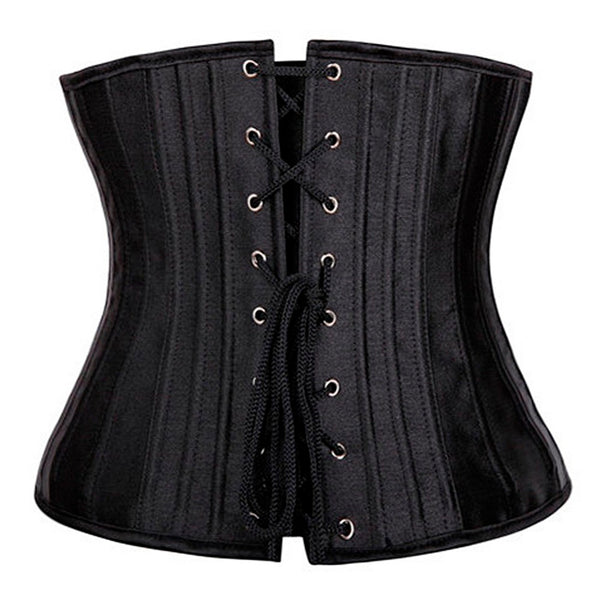 28 Sprial Steel Boned Black Shapewear Waist Cincher Slim Control Body Shaper Cincher Underbust Corset Sexy Women Plus Size S-6XL | Vimost Shop.