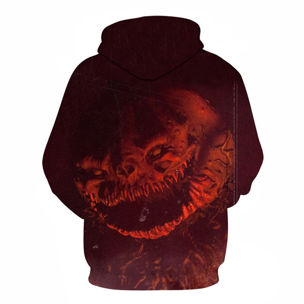 Male Sweatshirt Pumpkin King Jack Skellington Evil Smile Pattern Spring Men Hoodies Cool Streetwear Halloween Party | Vimost Shop.