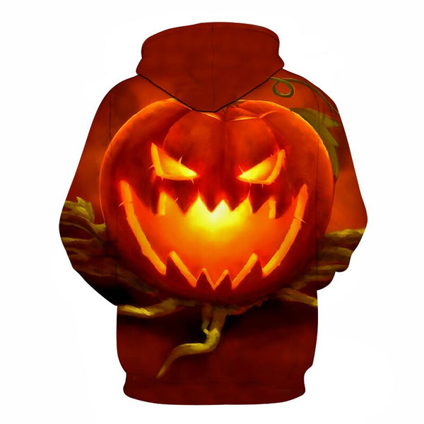 Male Sweatshirt Pumpkin King Jack Skellington Evil Smile Pattern Spring Men Hoodies Cool Streetwear Halloween Party | Vimost Shop.