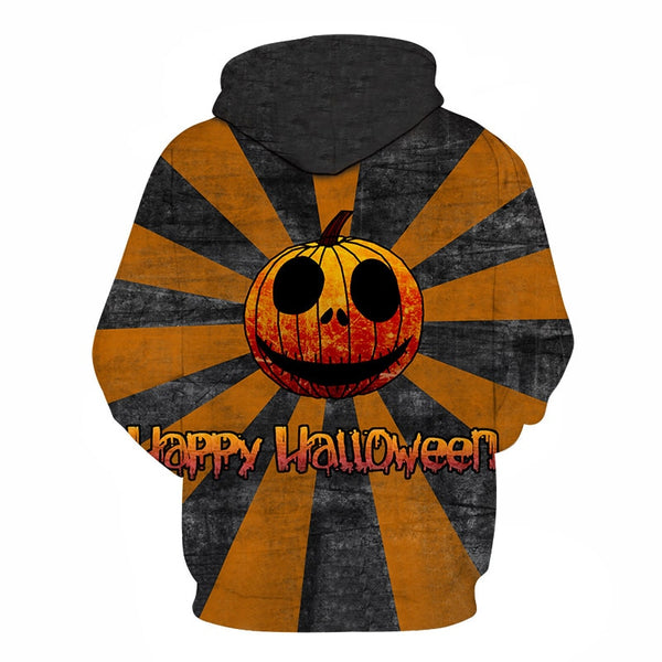 Male Sweatshirt Pumpkin King Jack Skellington Evil Smile Pattern Spring Men Hoodies Cool Streetwear Halloween Party | Vimost Shop.