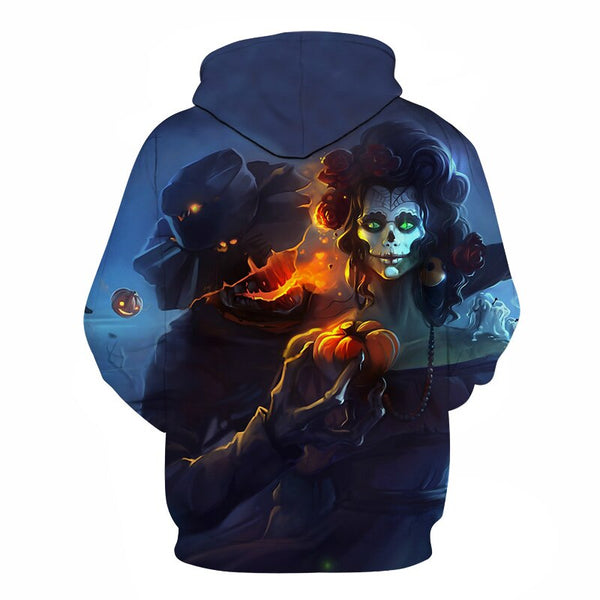 Male Sweatshirt Pumpkin King Jack Skellington Evil Smile Pattern Spring Men Hoodies Cool Streetwear Halloween Party | Vimost Shop.