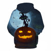 Male Sweatshirt Pumpkin King Jack Skellington Evil Smile Pattern Spring Men Hoodies Cool Streetwear Halloween Party | Vimost Shop.