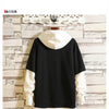 5XL Hoodies Sweatshirts Men Fake 2PAC Cotton Hooded Japanese Style Sweatshirt Mens Hip Hop Brown Causal Hoodiee Xxxtentacion | Vimost Shop.