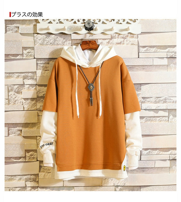 5XL Hoodies Sweatshirts Men Fake 2PAC Cotton Hooded Japanese Style Sweatshirt Mens Hip Hop Brown Causal Hoodiee Xxxtentacion | Vimost Shop.