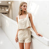 Simplee Casual two-piece women playsuits Sleeveless | Vimost Shop.