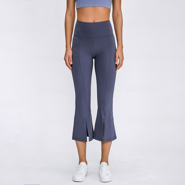 Naked-feel Fabric Plain Wide-legged Fitness Women Yoga Pants | Vimost Shop.