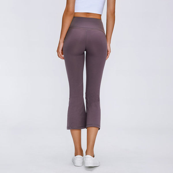 Naked-feel Fabric Plain Wide-legged Fitness Women Yoga Pants | Vimost Shop.