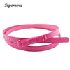 Hot Marking 1pc New Fashion Dow Candy Thin Women Pu Leather Casual Belt Cummerbund For Girl H18 Drop Shipping | Vimost Shop.
