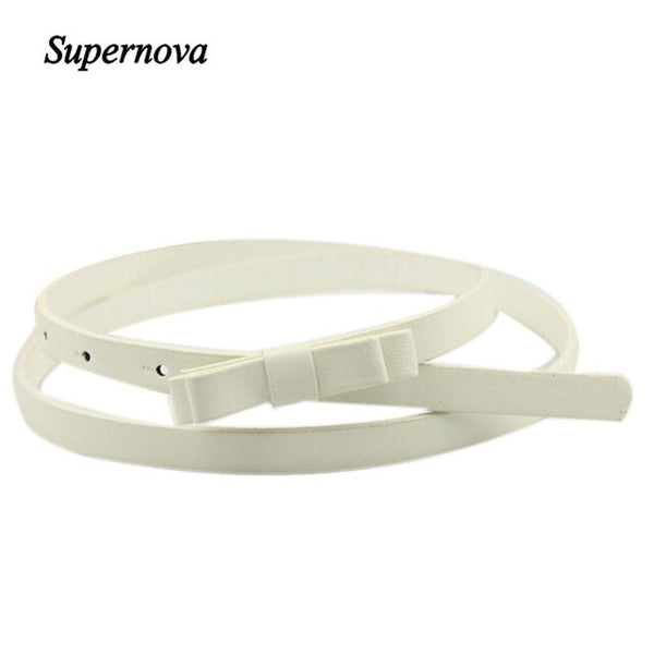 Hot Marking 1pc New Fashion Dow Candy Thin Women Pu Leather Casual Belt Cummerbund For Girl H18 Drop Shipping | Vimost Shop.