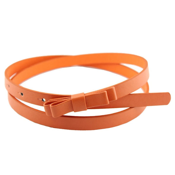 Hot Marking 1pc New Fashion Dow Candy Thin Women Pu Leather Casual Belt Cummerbund For Girl H18 Drop Shipping | Vimost Shop.