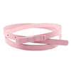 Hot Marking 1pc New Fashion Dow Candy Thin Women Pu Leather Casual Belt Cummerbund For Girl H18 Drop Shipping | Vimost Shop.