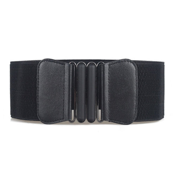Women Belt Stretch Wide Waist Belts Metal Buckle Leather Strap Female Apparel Accessories Dress Waist Summer ceinture femme #L20 | Vimost Shop.
