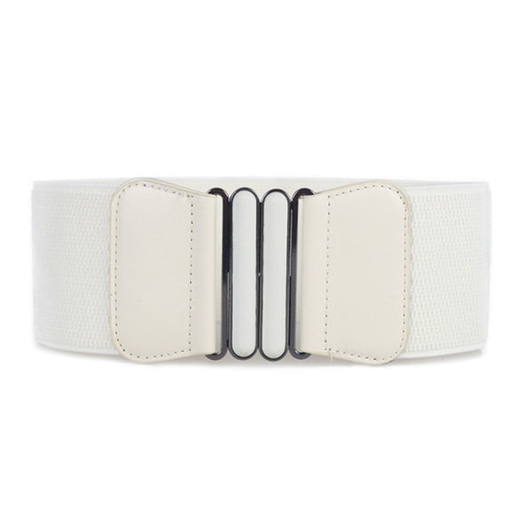 Women Belt Stretch Wide Waist Belts Metal Buckle Leather Strap Female Apparel Accessories Dress Waist Summer ceinture femme #L20 | Vimost Shop.